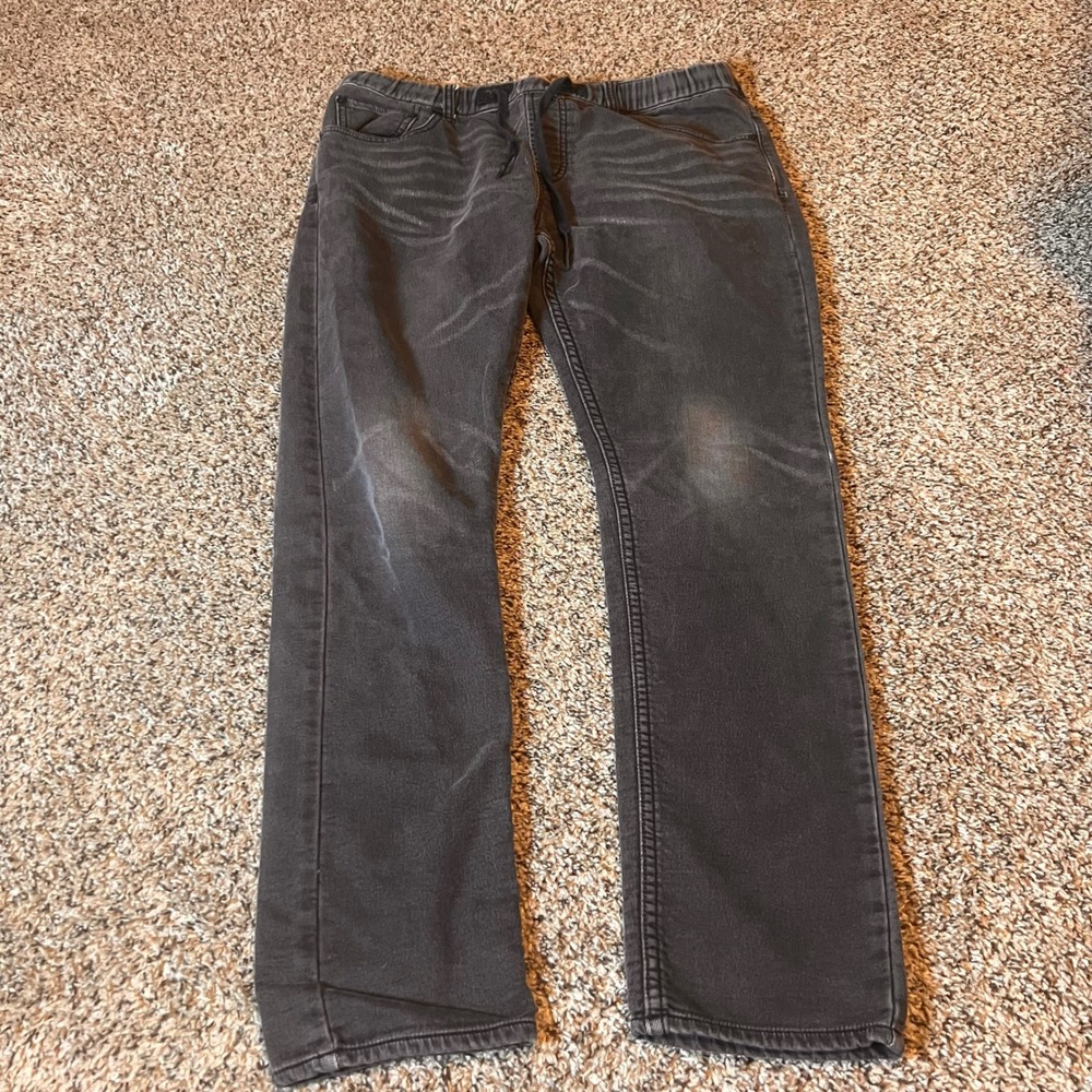 Bullhead Denim Co. Womens Skinny‎ Medium Black Wash Pull On Jeans
